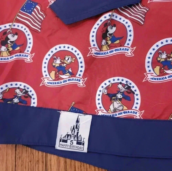Disney World Vault Collection Adult Windbreaker Parka Size XXL - Picture 2 of 9